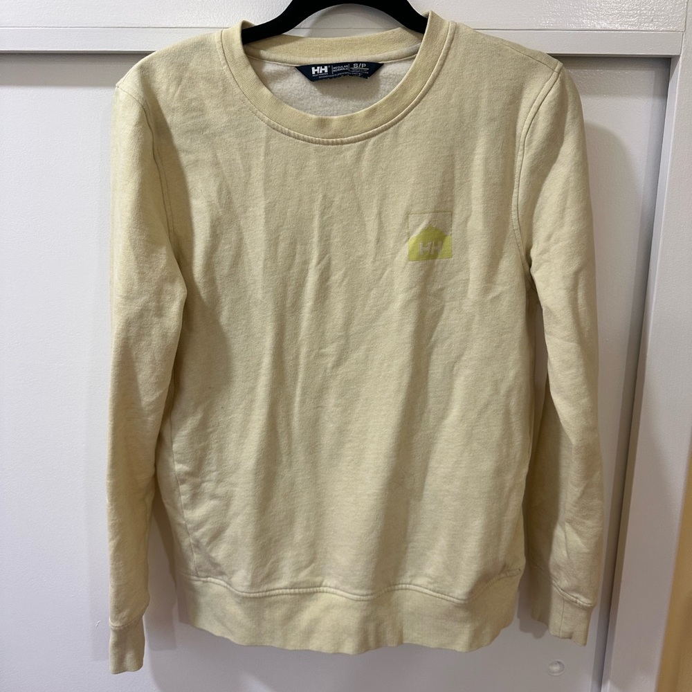 Butter Yellow Helly Hansen Women's Crew Neck Sweatshirt